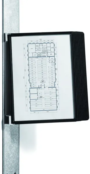 Durable Vario magnet wall 10 registrační systém černý A4