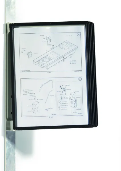 Durable Vario Magnet registrační systém černý A4