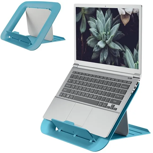 Leitz Ergo Cosy nastavitelný stojan na notebook, 80 % recyklovaného plastu Klidná modrá